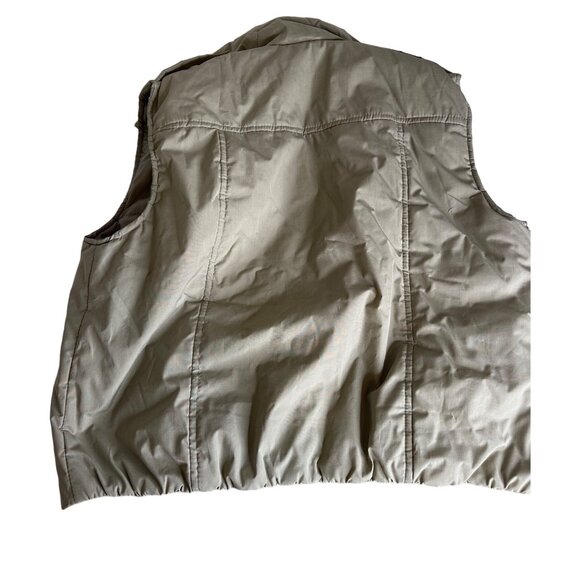 VTG 80s Downhill Racer Down Fill Retro Vest M Outdoors Utility pockets Gorpcore - Picture 4 of 9